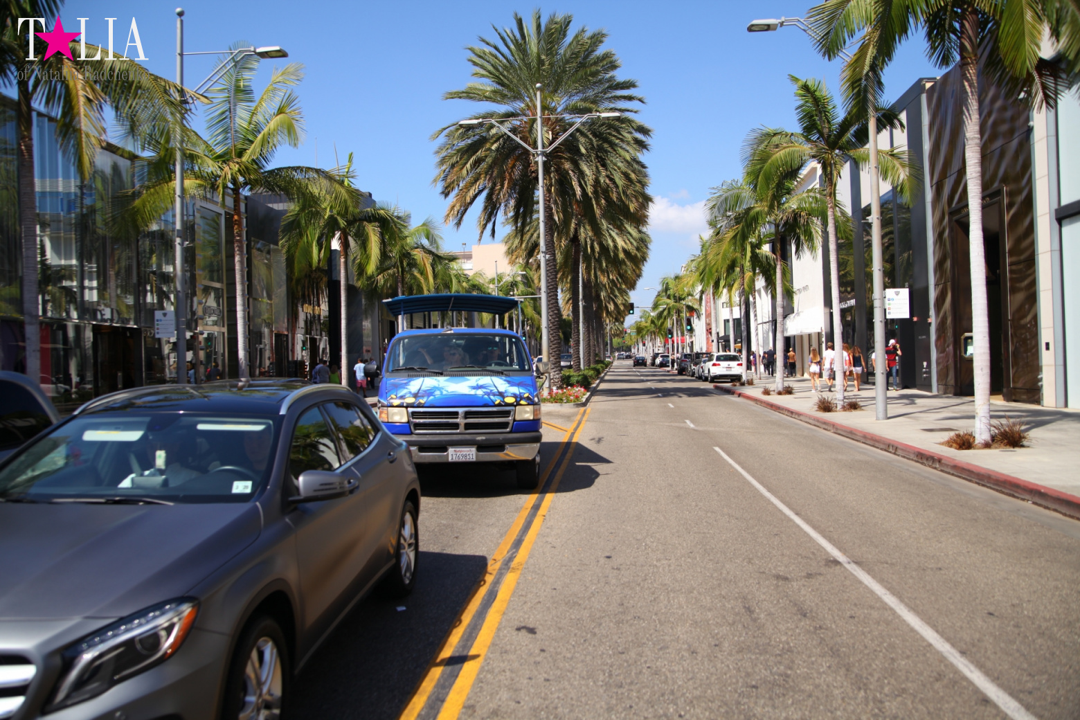 Беверли Хиллз. Знак, Улица Родео Драйв (Лос Анджелес, США)