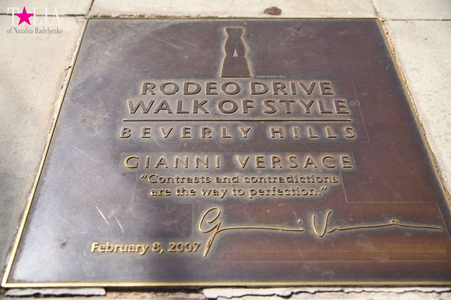 Беверли Хиллз. Знак, Улица Родео Драйв (Лос Анджелес, США)