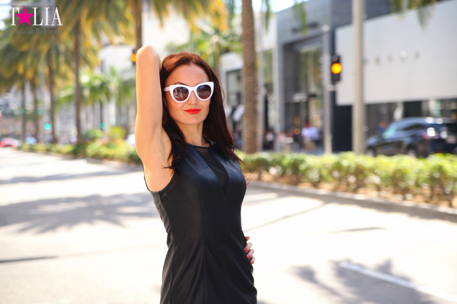 Родео-Драйв в Беверли Хиллз. Лос-Анджелес, Калифорния, США