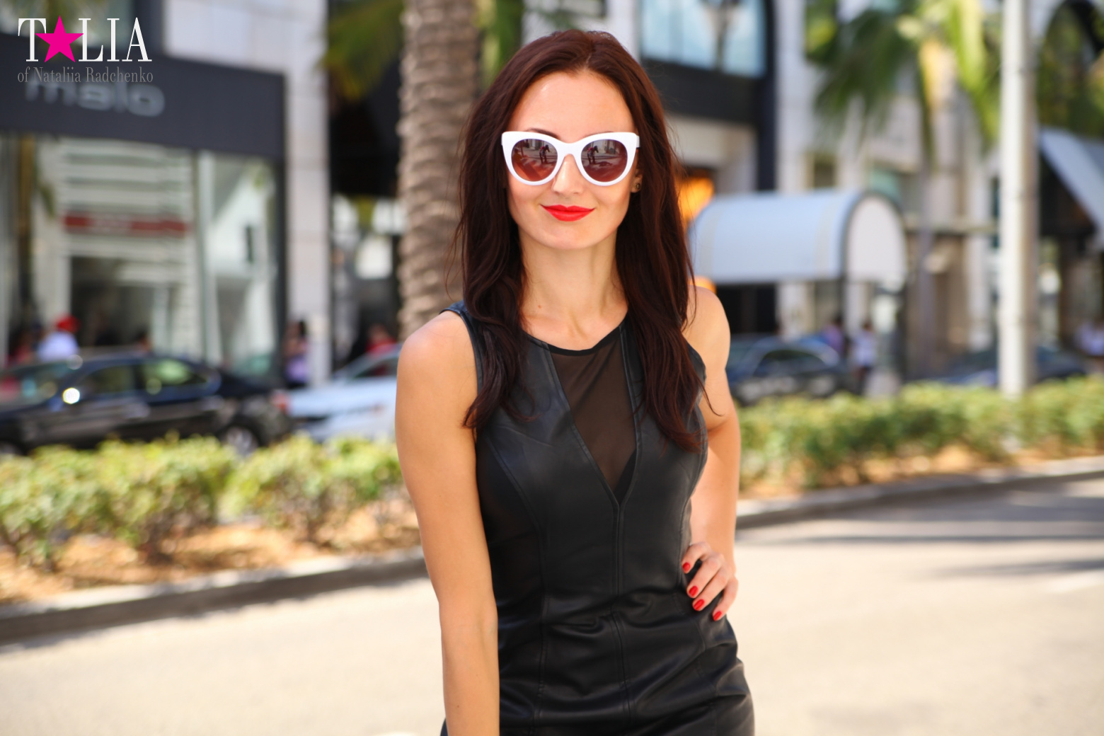 Родео-Драйв в Беверли Хиллз. Лос-Анджелес, Калифорния, США