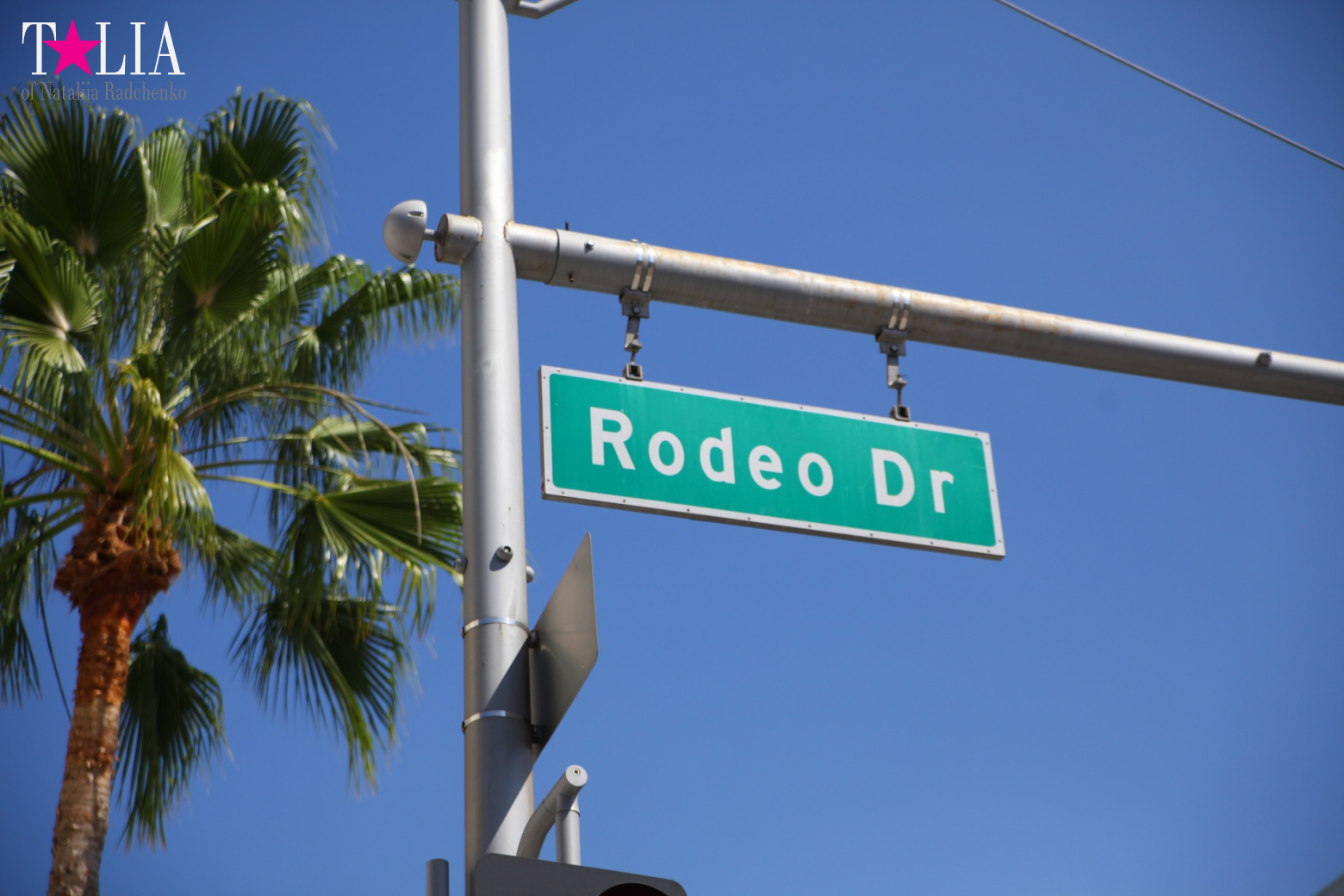 Родео-Драйв в Беверли Хиллз. Лос-Анджелес, Калифорния, США