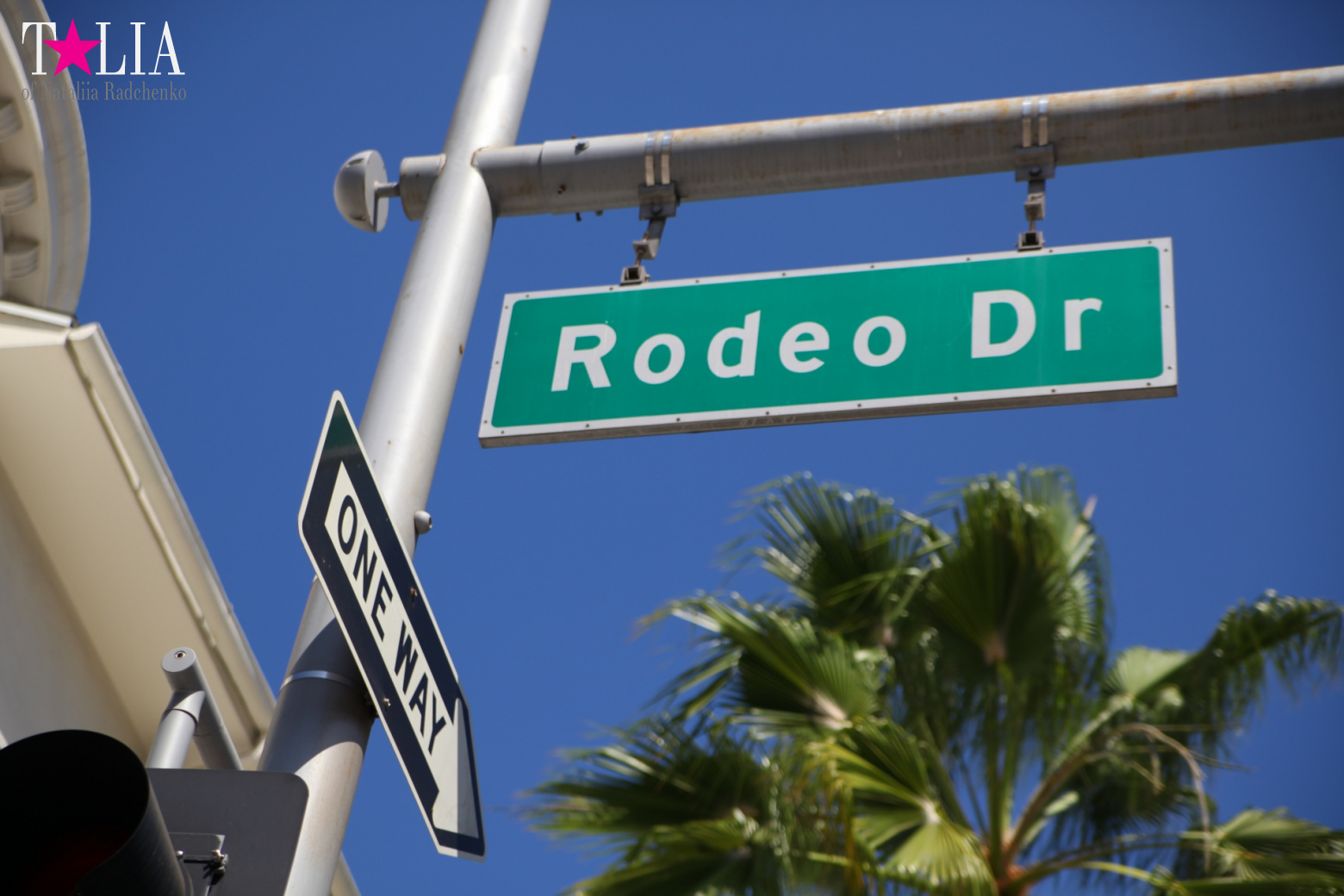 Родео-Драйв в Беверли Хиллз. Лос-Анджелес, Калифорния, США