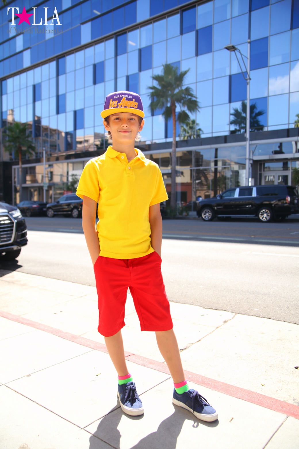 Родео-Драйв в Беверли Хиллз. Лос-Анджелес, Калифорния, США