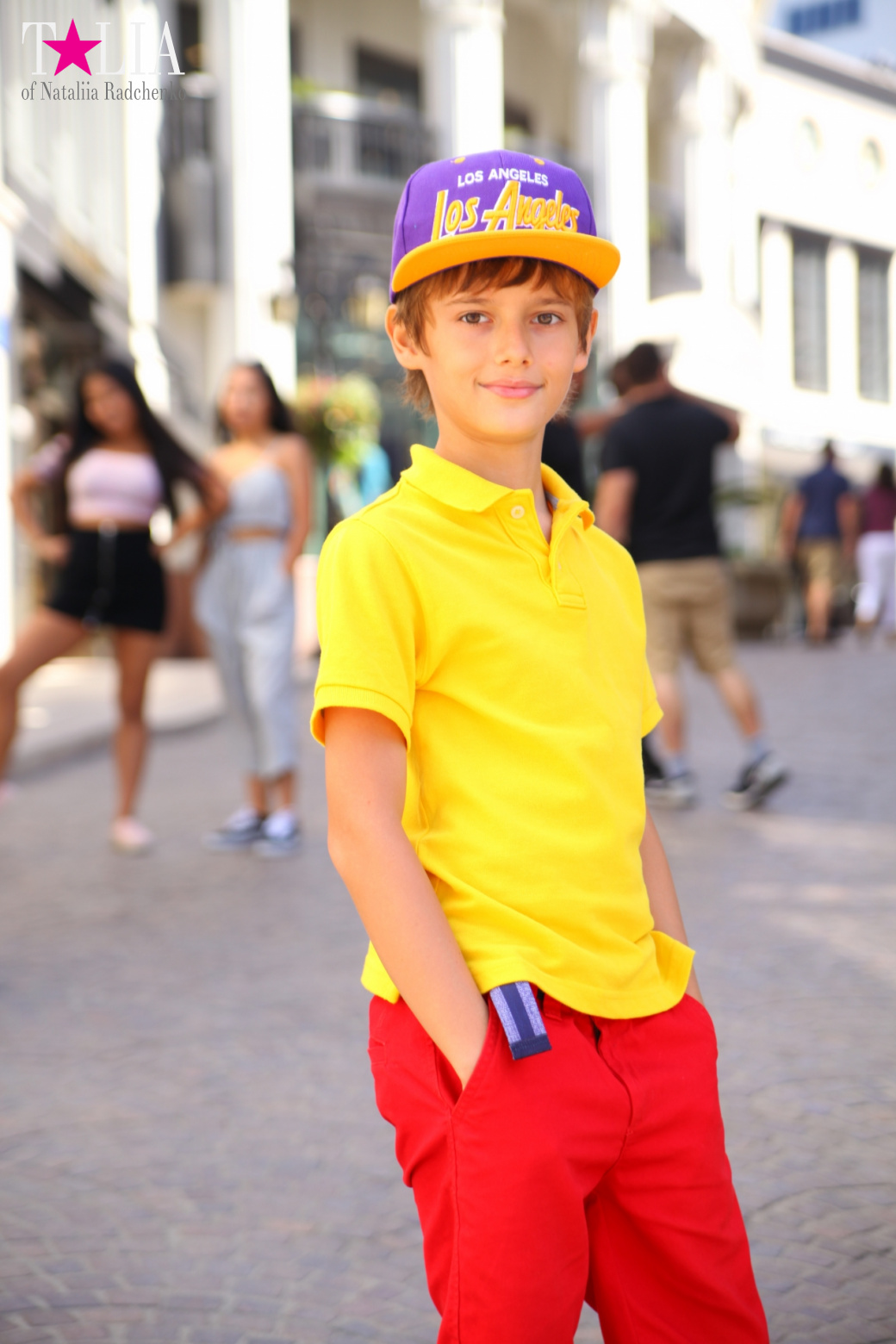 Родео-Драйв в Беверли Хиллз. Лос-Анджелес, Калифорния, США