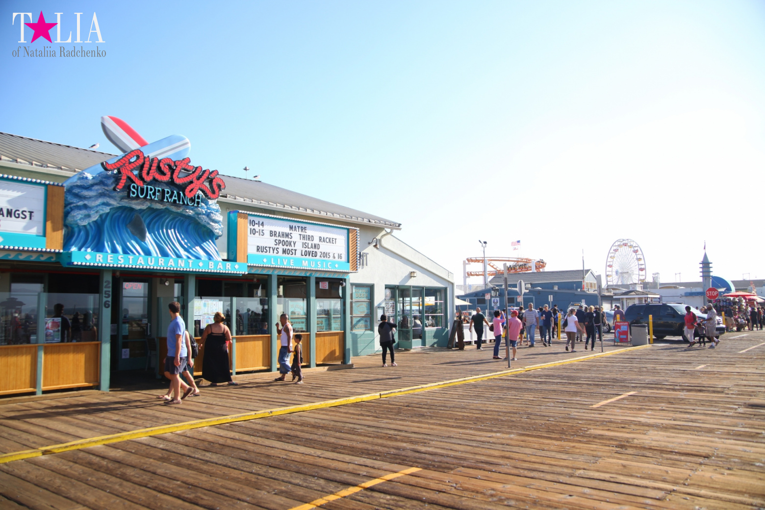 Пирс Санта-Моники в Лос-Анджелесе