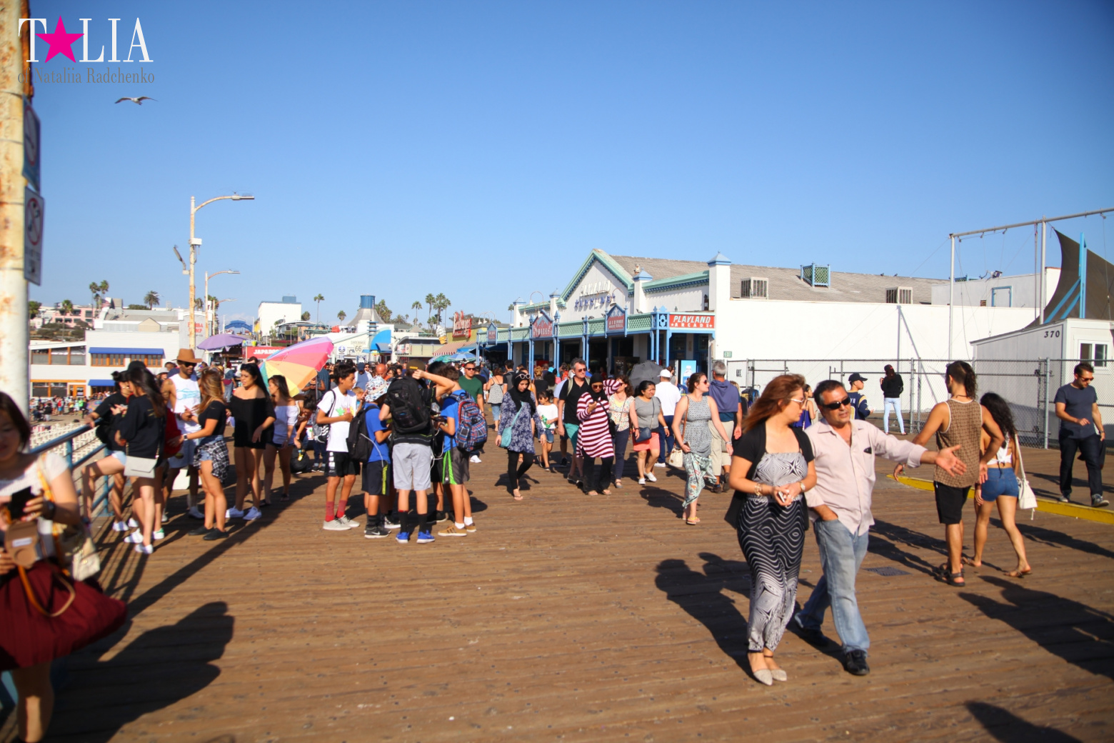 Пирс Санта-Моники в Лос-Анджелесе