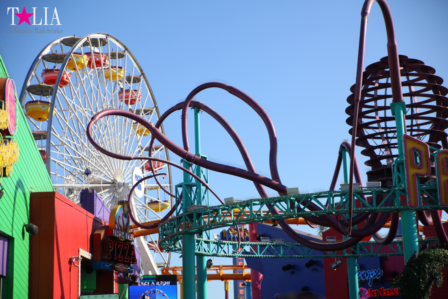 Пирс Санта-Моники в Лос-Анджелесе