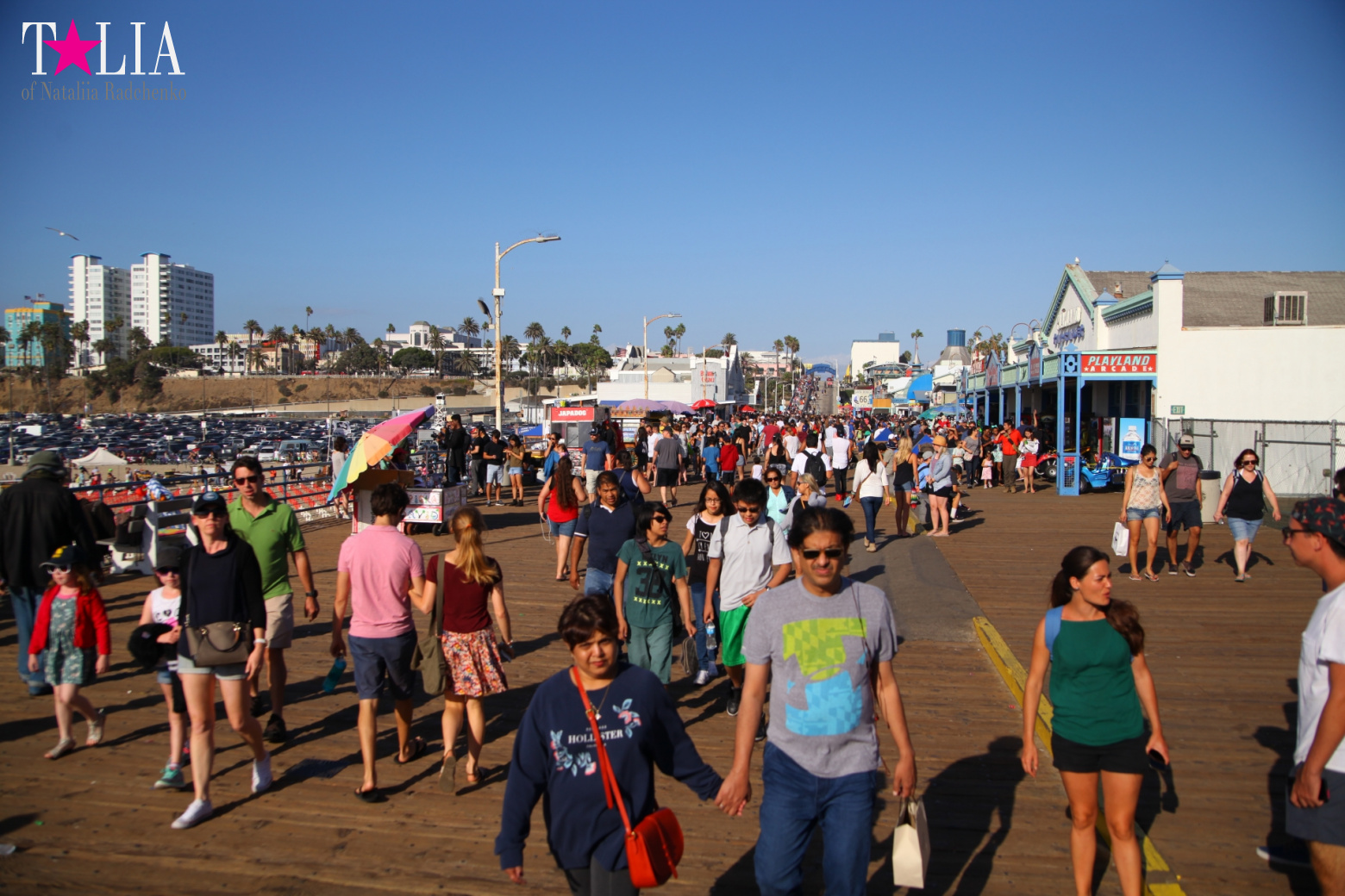 Пирс Санта-Моники в Лос-Анджелесе