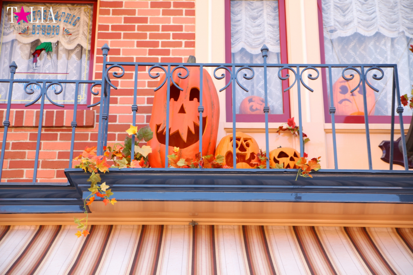 How to celebrate Halloween at the American Disneyland - decoration of the park  for Halloween