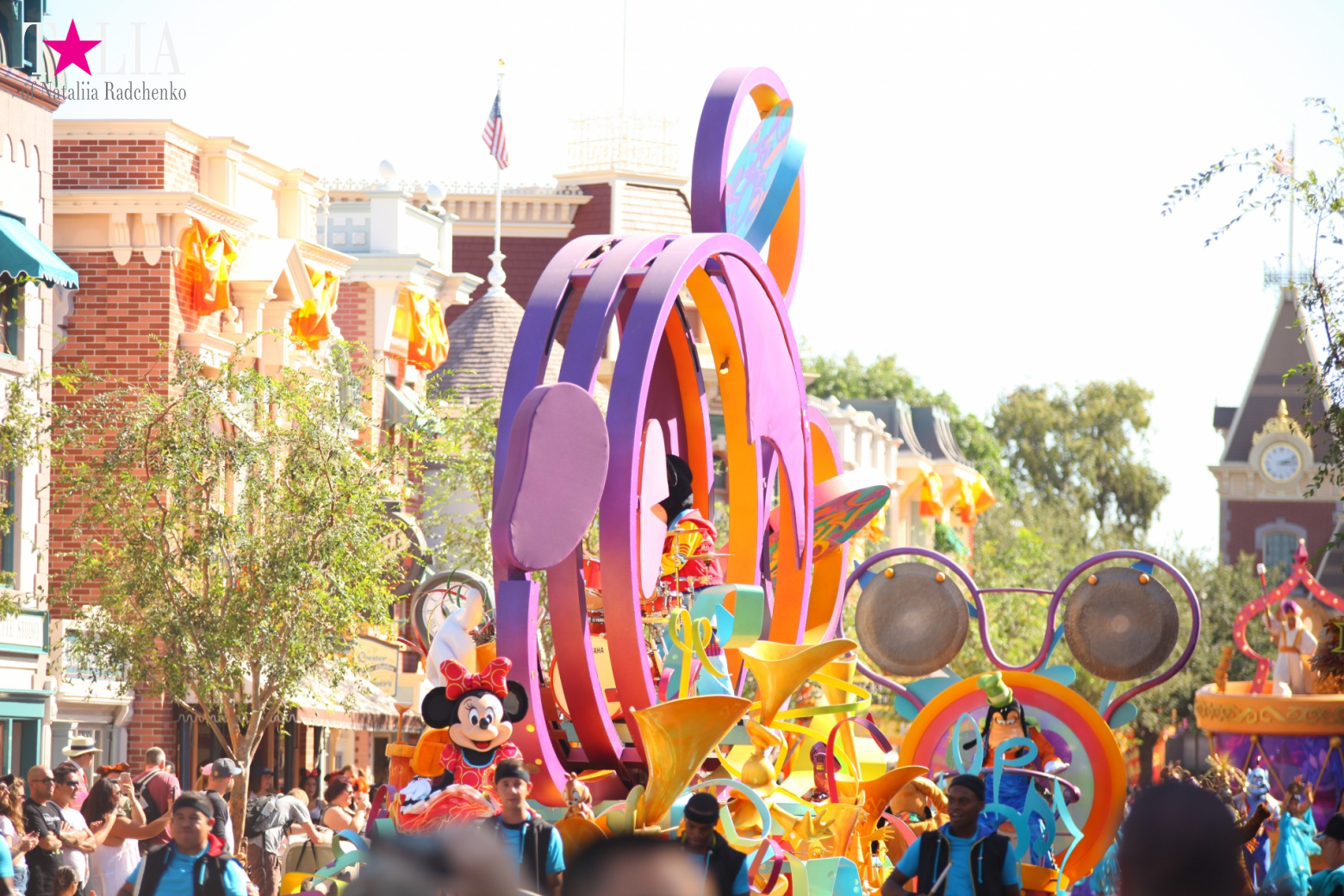 Mickey's Parade in Disneyland Park of California (Anaheim, Los Angeles)