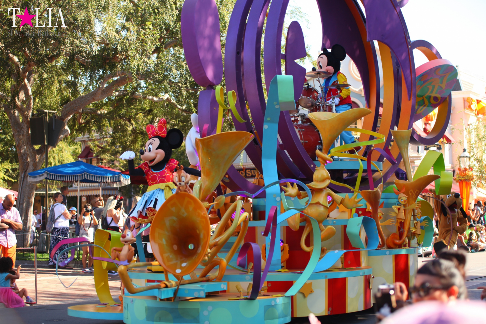 Mickey's Parade in Disneyland Park of California (Anaheim, Los Angeles)