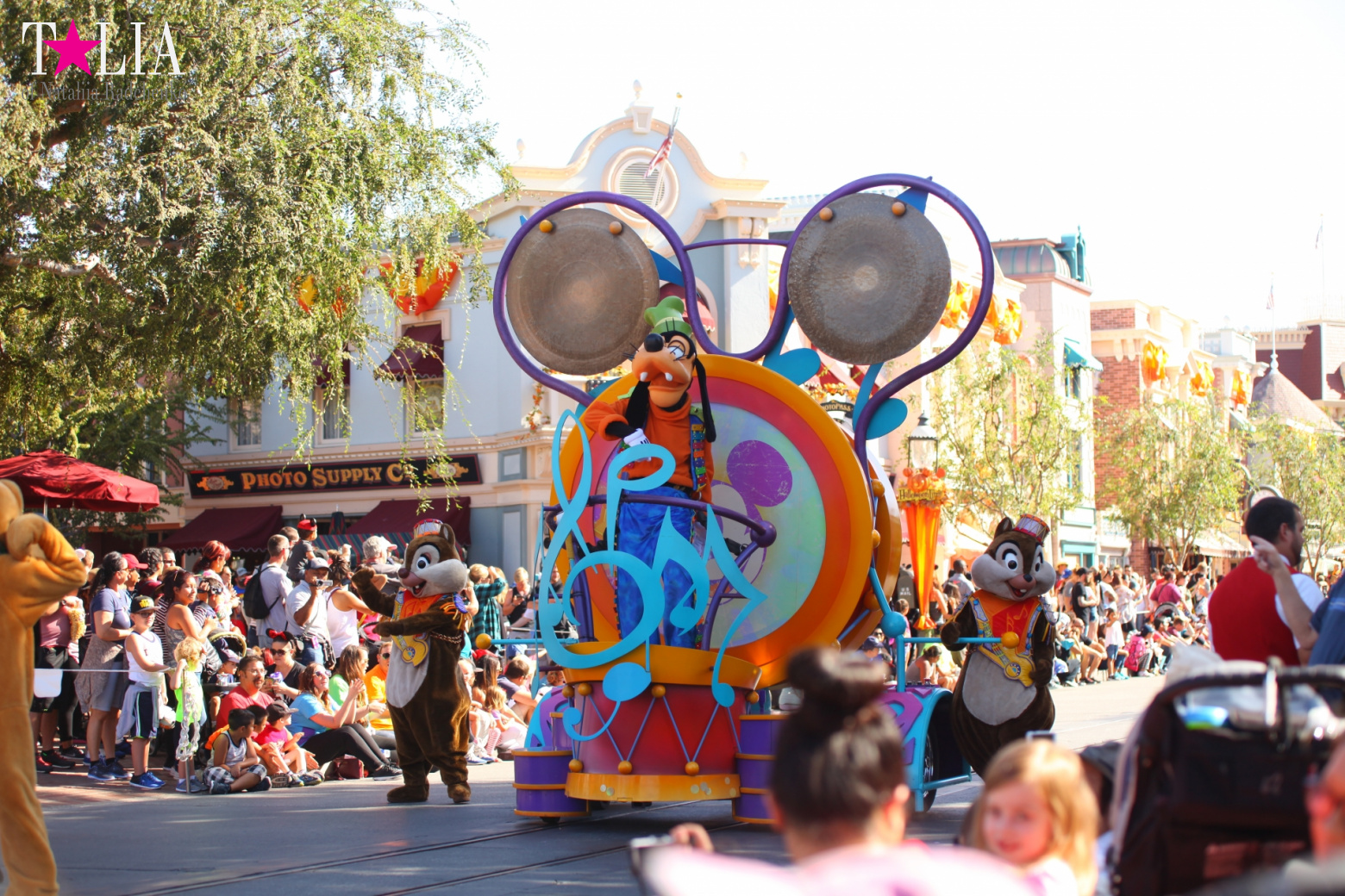 Mickey's Parade in Disneyland Park of California (Anaheim, Los Angeles)