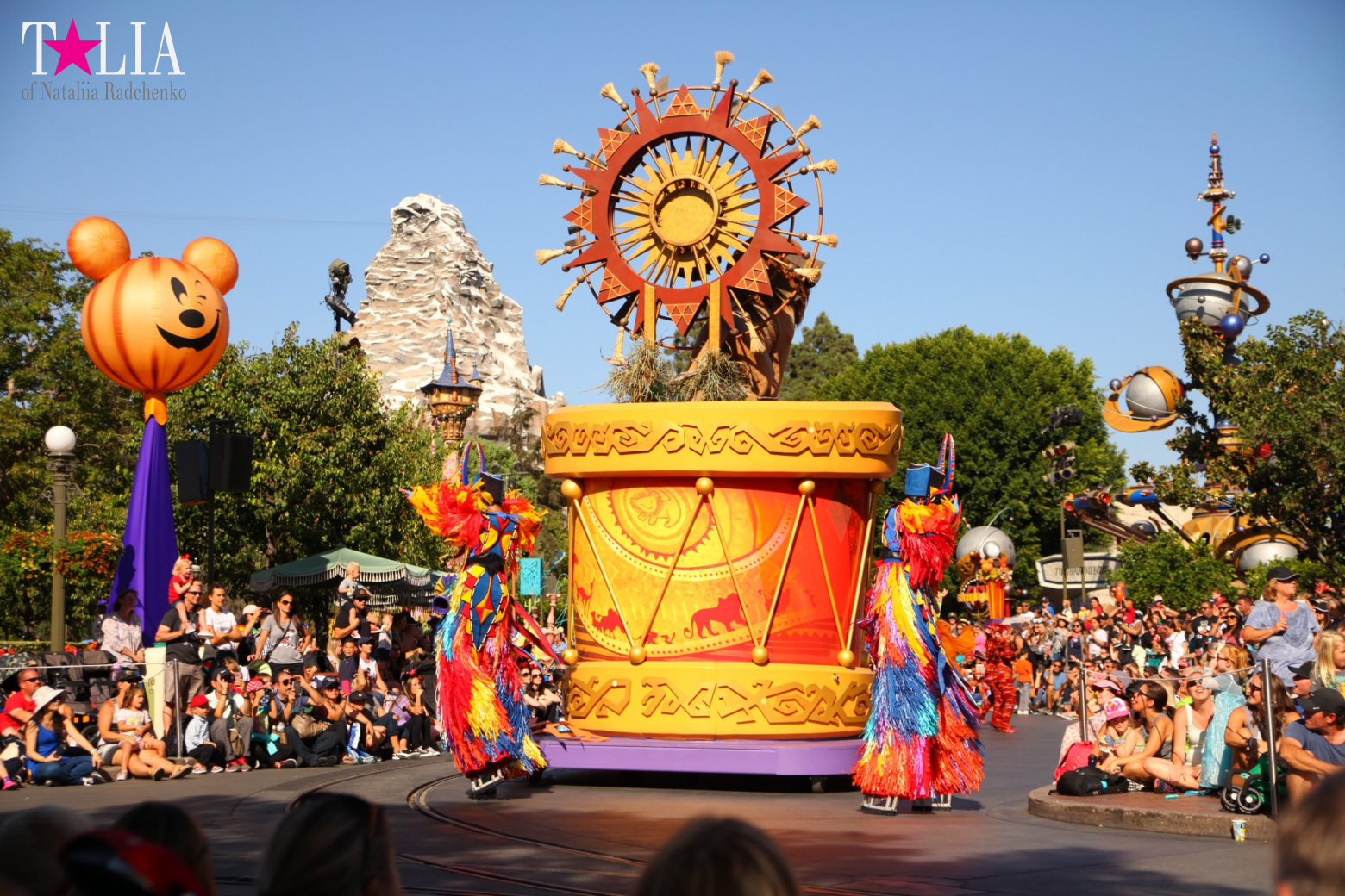 Mickey's Parade in Disneyland Park of California (Anaheim, Los Angeles)