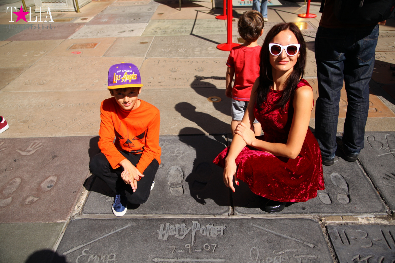 Аллея Славы Голливуда или Аллея отпечатков + "4 леди Голливуда"