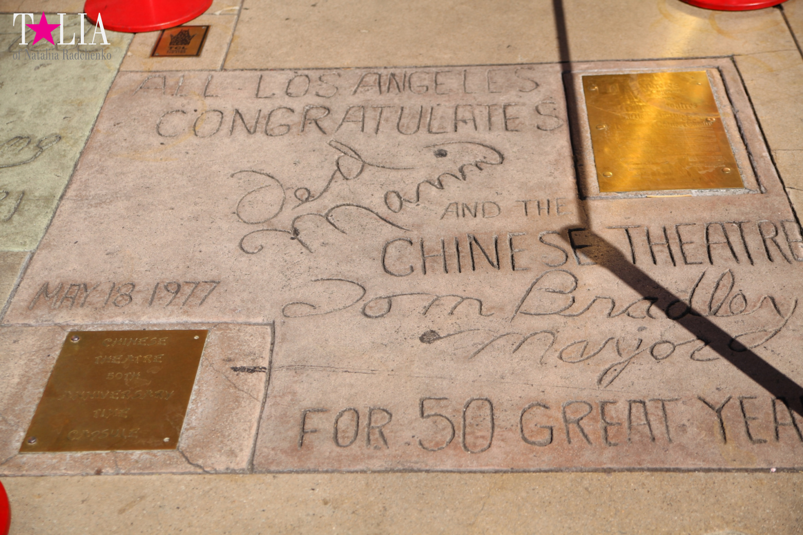 Аллея Славы Голливуда или Аллея отпечатков + "4 леди Голливуда"