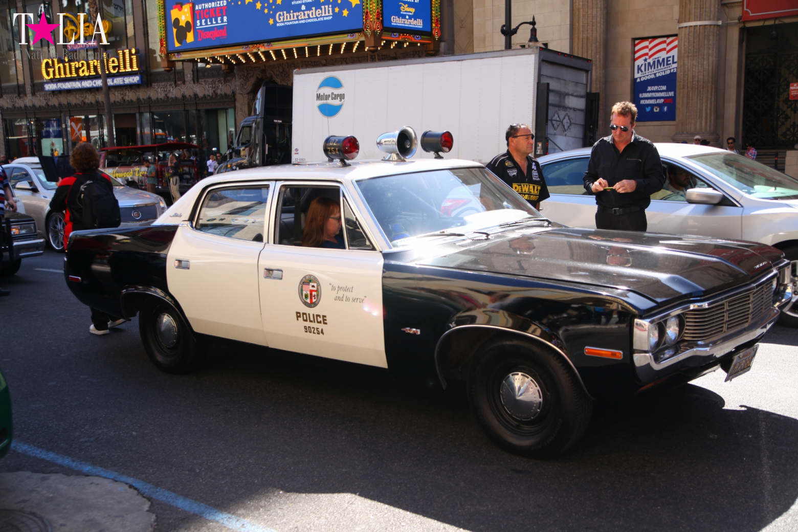 Аллея Славы Голливуда или Аллея отпечатков + "4 леди Голливуда"