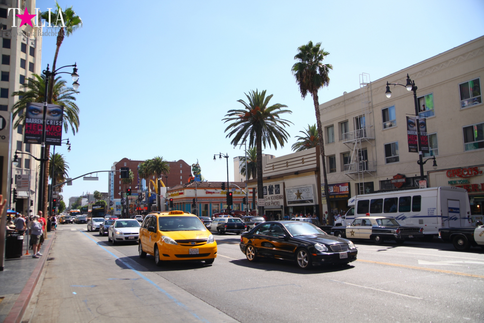 Аллея Славы Голливуда или Аллея отпечатков + "4 леди Голливуда"