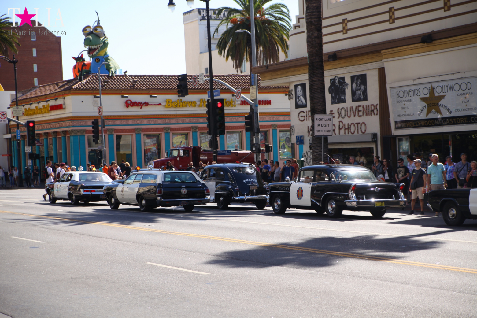 Аллея Славы Голливуда или Аллея отпечатков + "4 леди Голливуда"