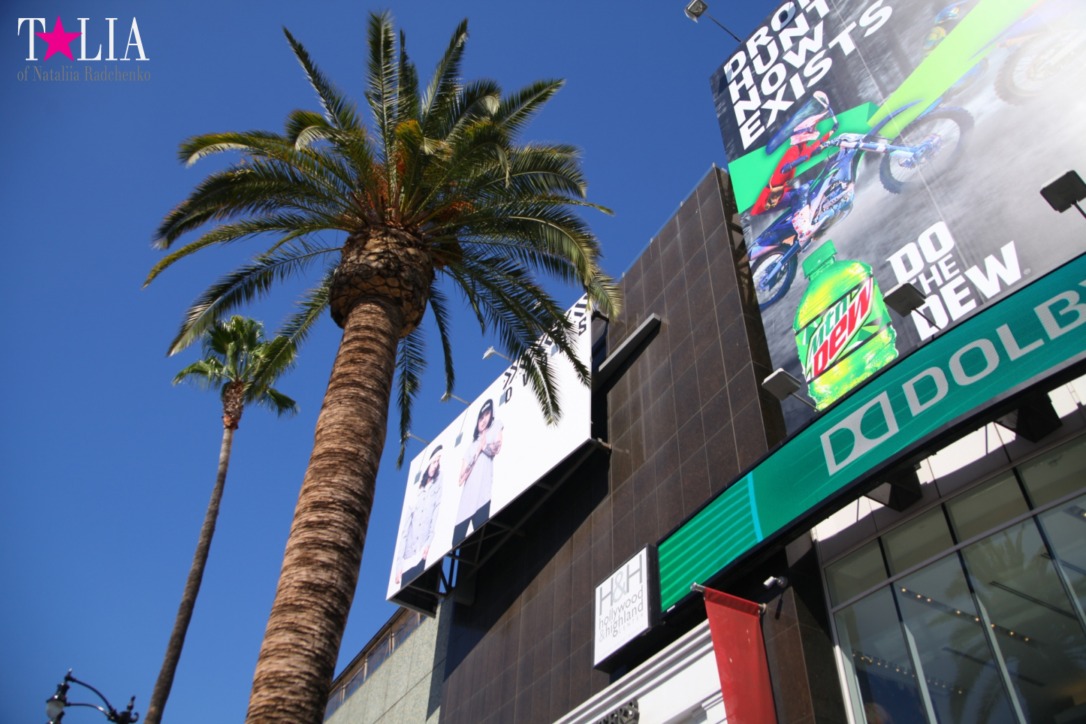 Аллея Славы Голливуда или Аллея отпечатков + "4 леди Голливуда"