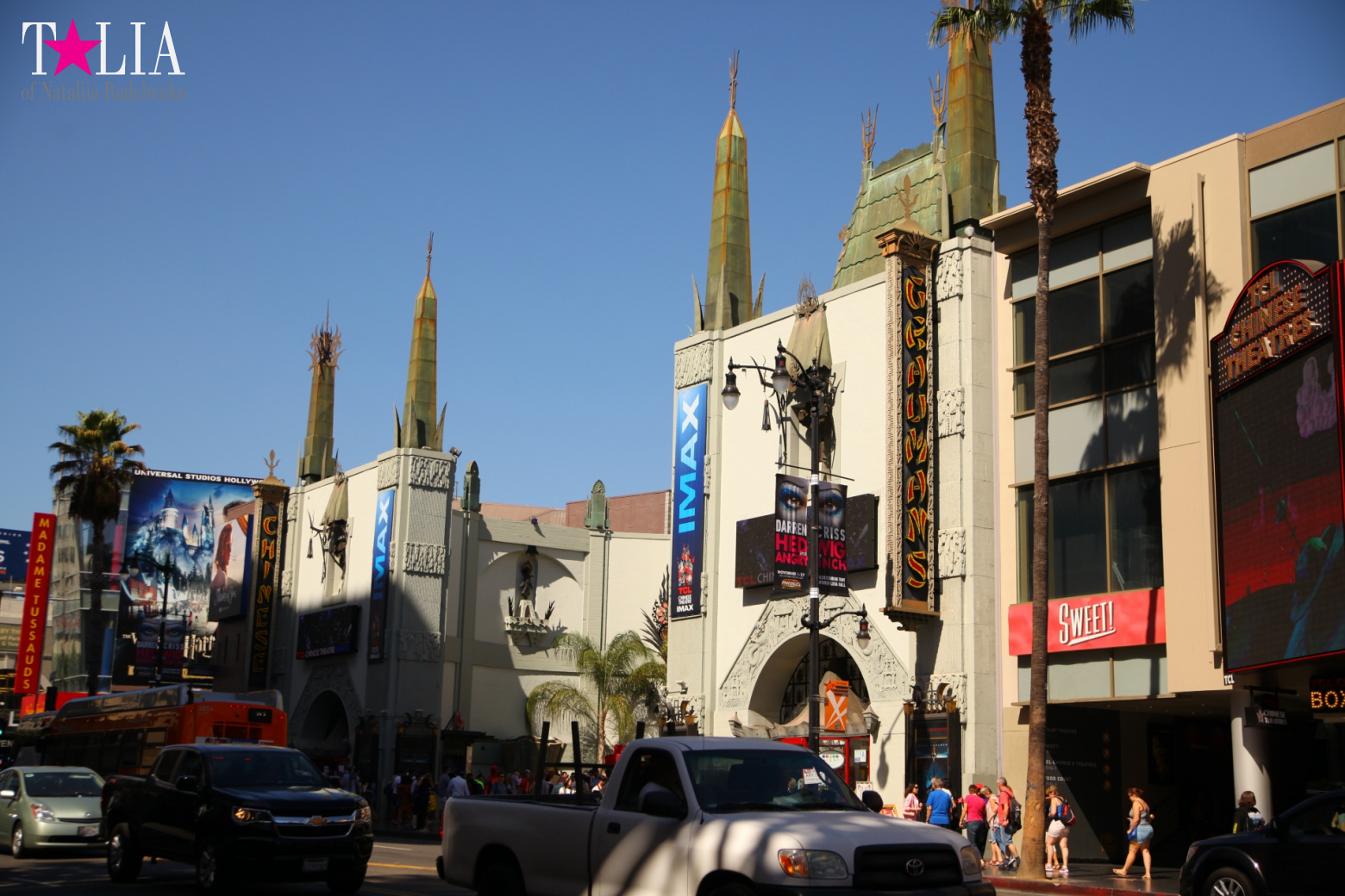 Аллея Славы Голливуда или Аллея отпечатков + "4 леди Голливуда"