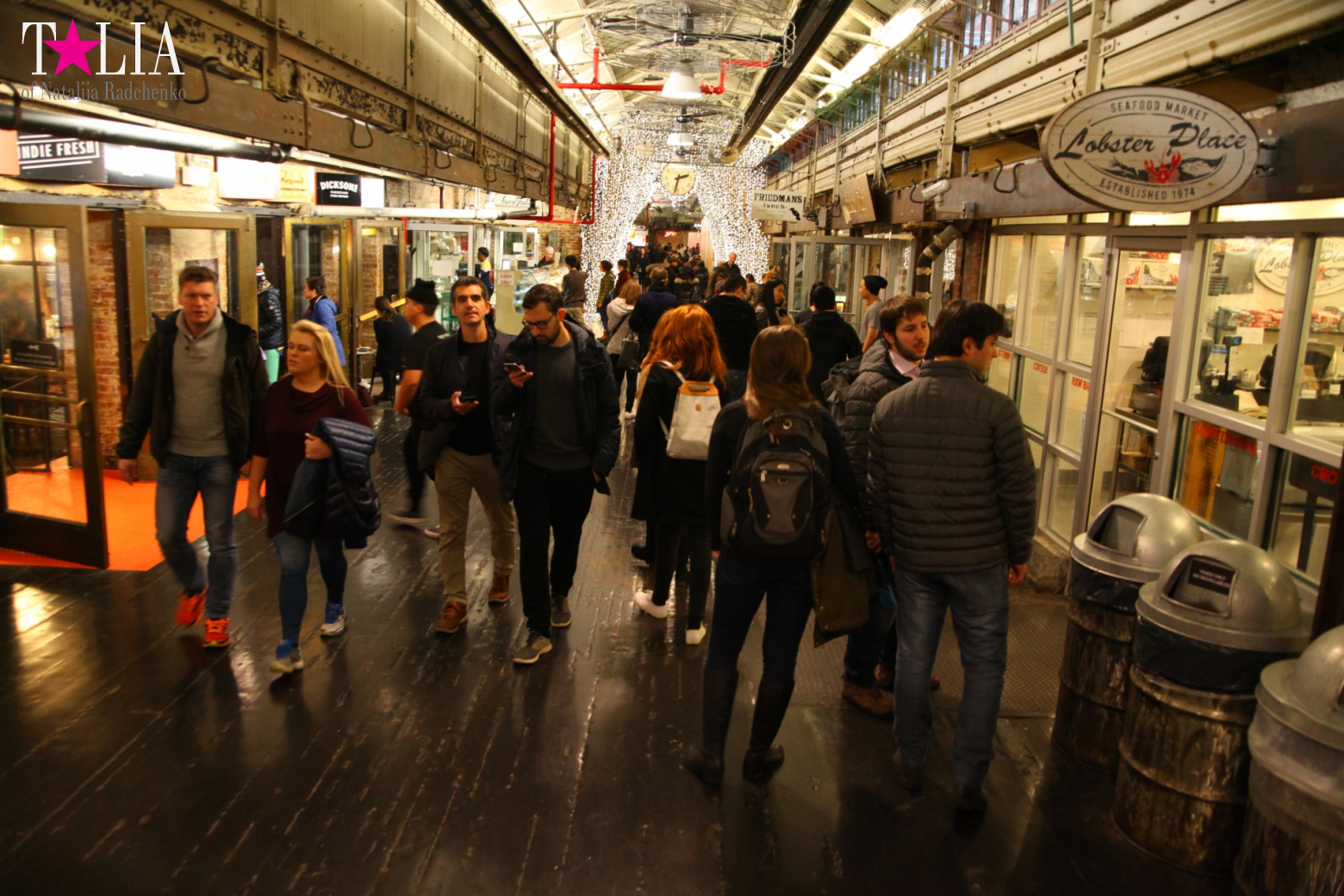 Our Thanksgiving day 2016 in Chelsea Market of New York City