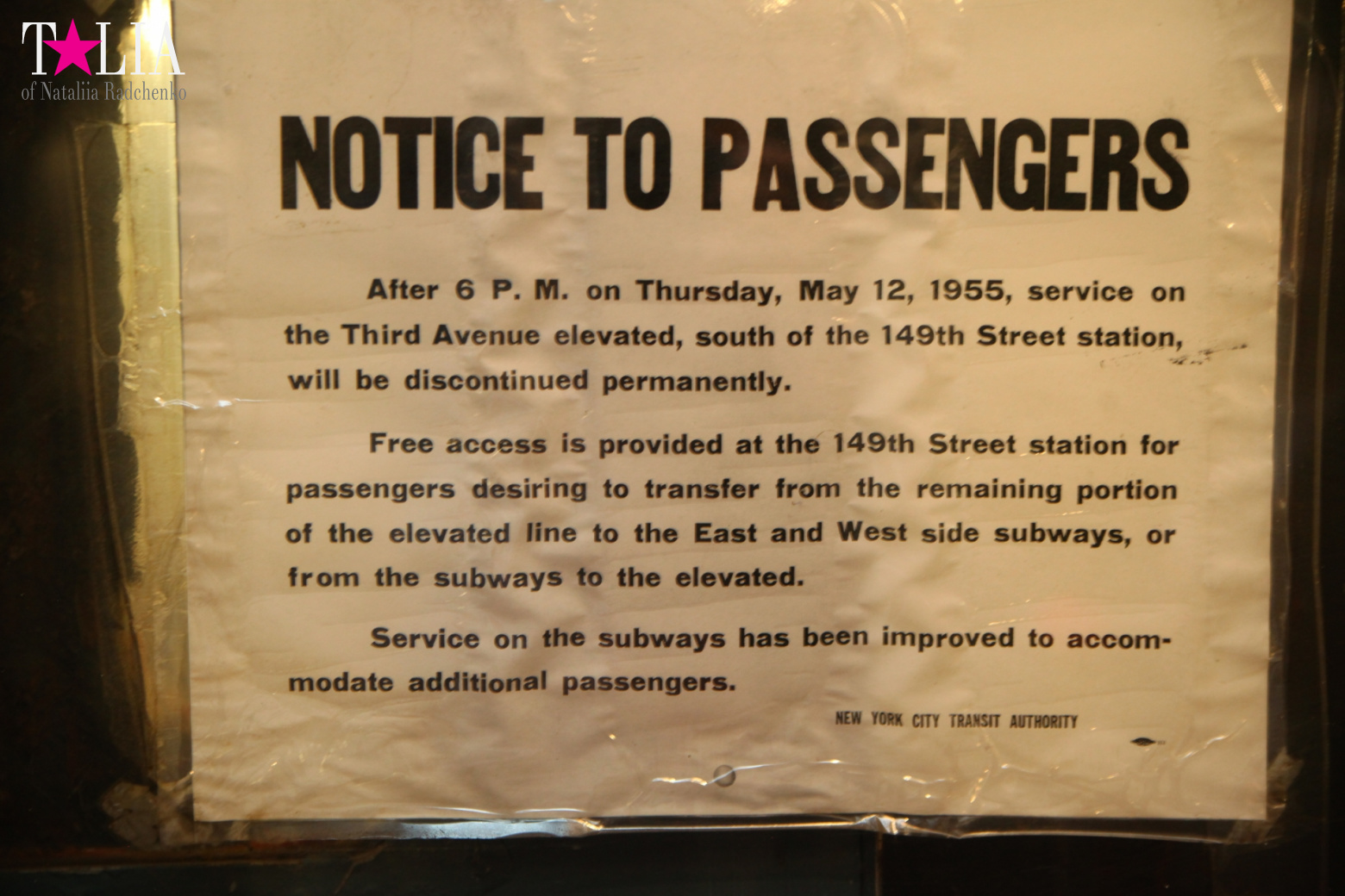 The Holiday Nostalgia Train in New York 2016