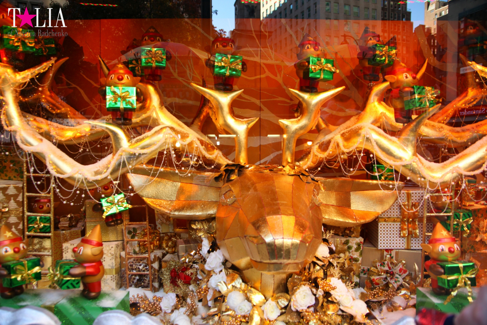 Новогодние и рождественские витрины магазинов Нью-Йорка 2016 - Macy's