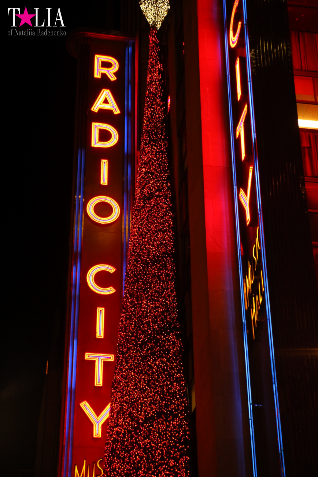 Musical on Broadway "Radio City Christmas Spectacular" with dancers "The Rockettes"