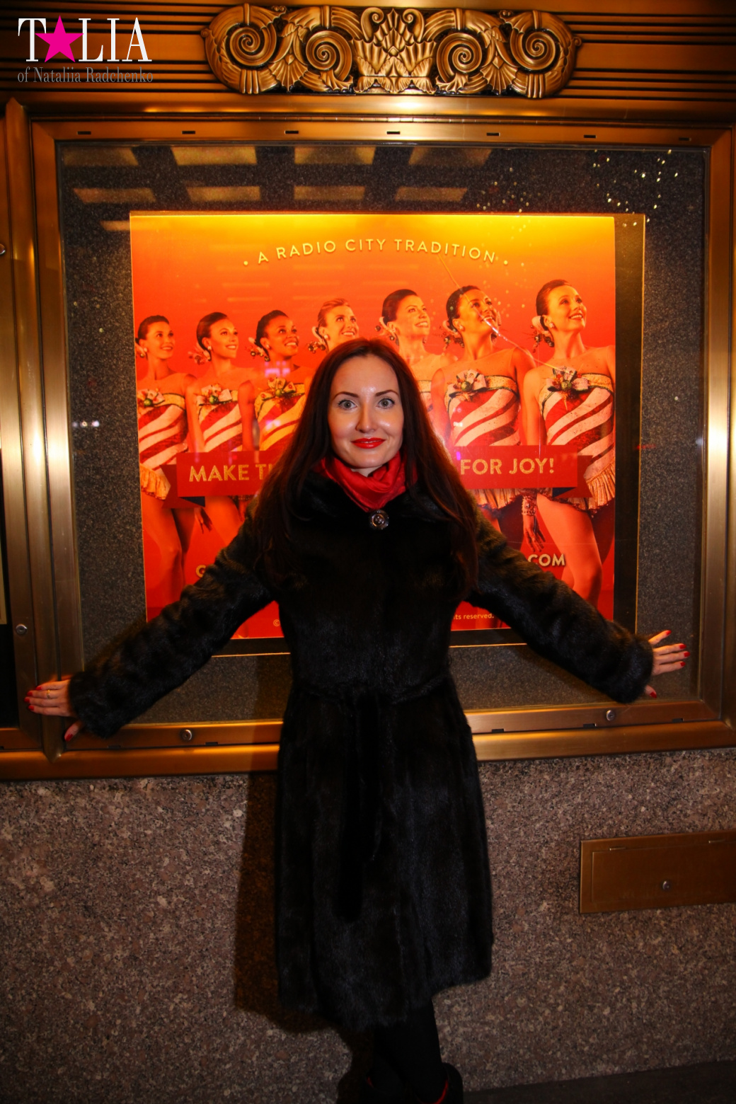 Musical on Broadway "Radio City Christmas Spectacular" with dancers "The Rockettes"