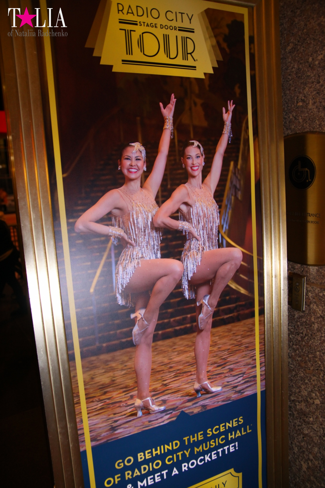 Musical on Broadway "Radio City Christmas Spectacular" with dancers "The Rockettes"