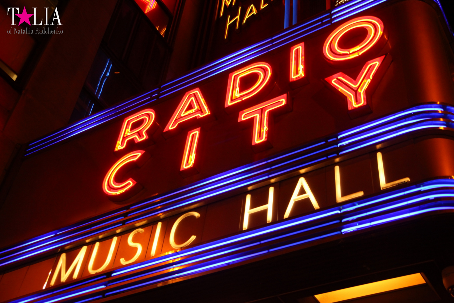 Musical on Broadway "Radio City Christmas Spectacular" with dancers "The Rockettes"