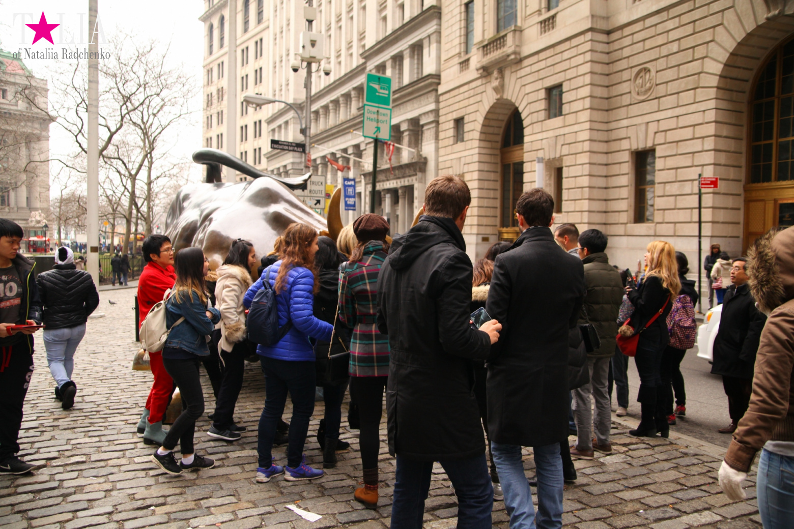 The Financial District of Manhattan: The bull, the New York Stock Exchange, Wall Street, the World Trade Centre, 9/11 Memorial
