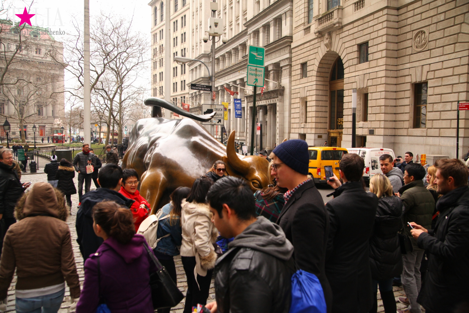 The Financial District of Manhattan: The bull, the New York Stock Exchange, Wall Street, the World Trade Centre, 9/11 Memorial