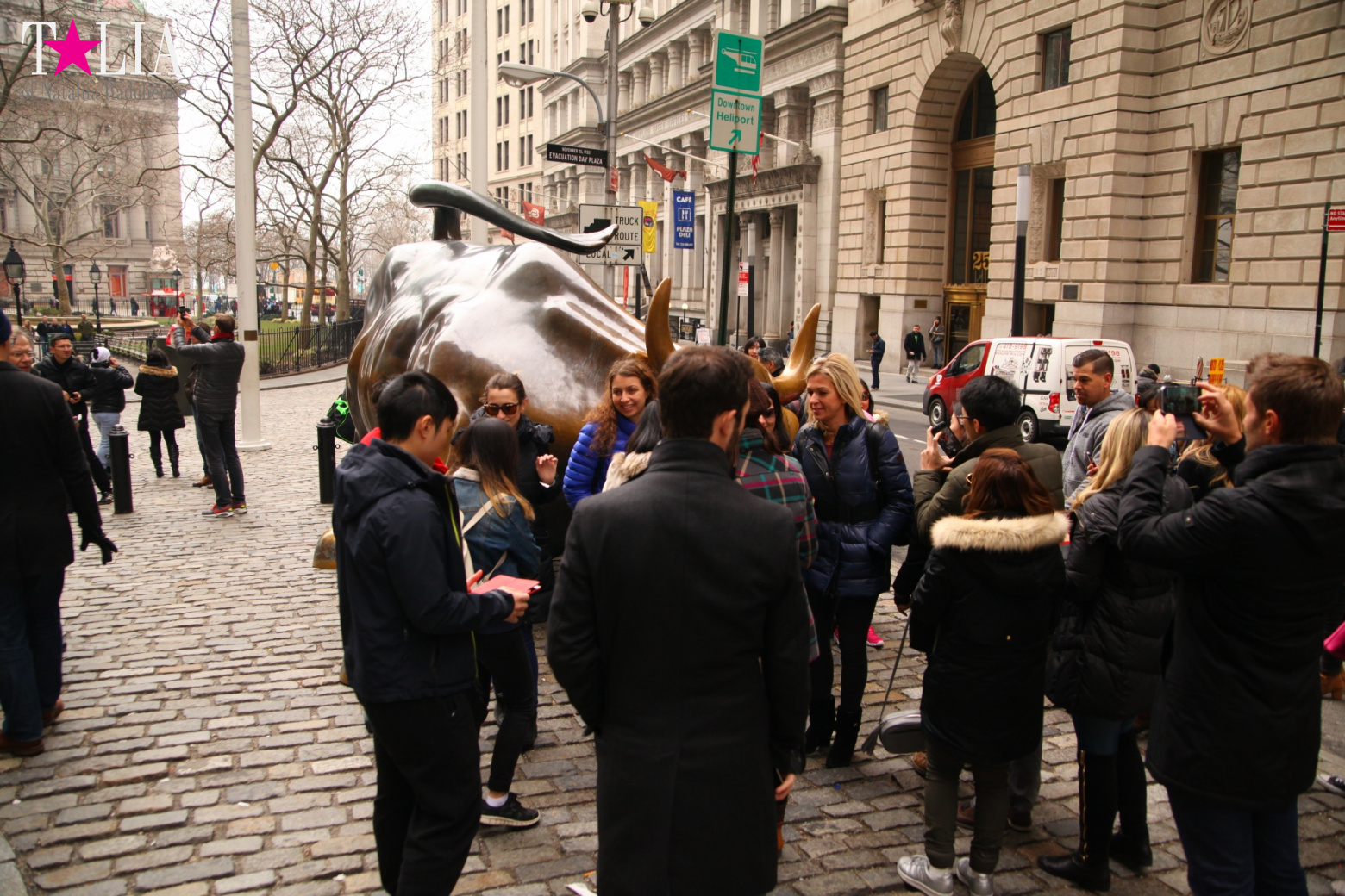 The Financial District of Manhattan: The bull, the New York Stock Exchange, Wall Street, the World Trade Centre, 9/11 Memorial