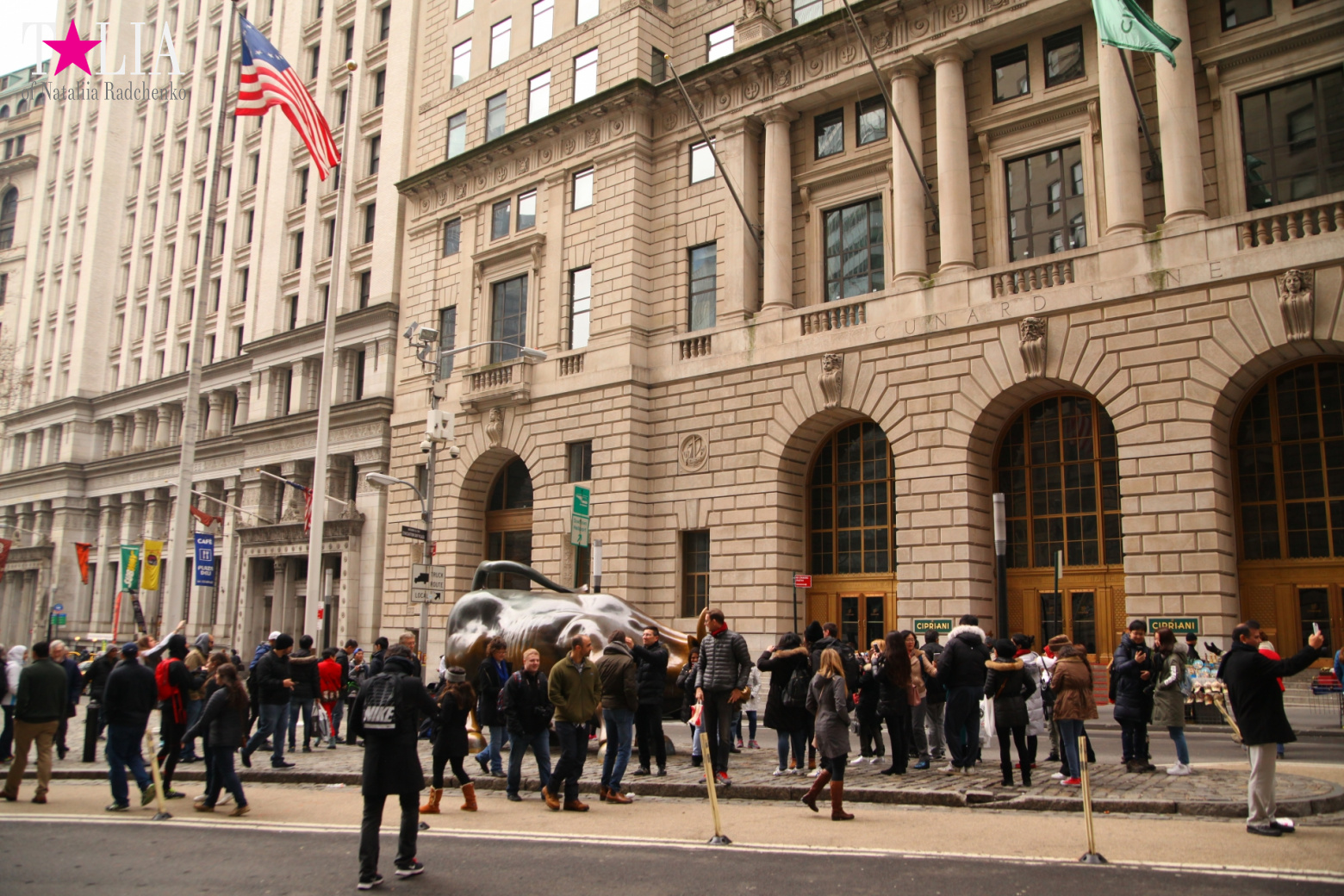 The Financial District of Manhattan: The bull, the New York Stock Exchange, Wall Street, the World Trade Centre, 9/11 Memorial