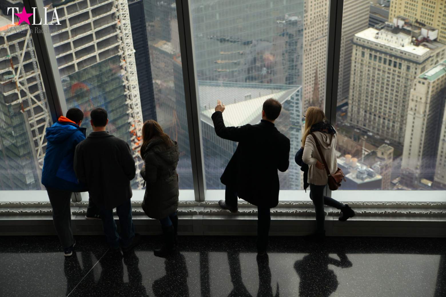 The 100th floor of the World Trade Center or One World Observatory in New York
