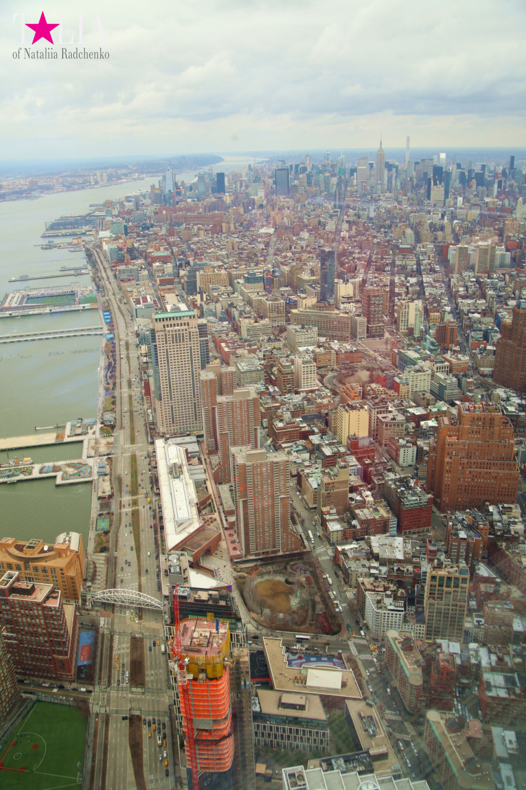 The 100th floor of the World Trade Center or One World Observatory in New York