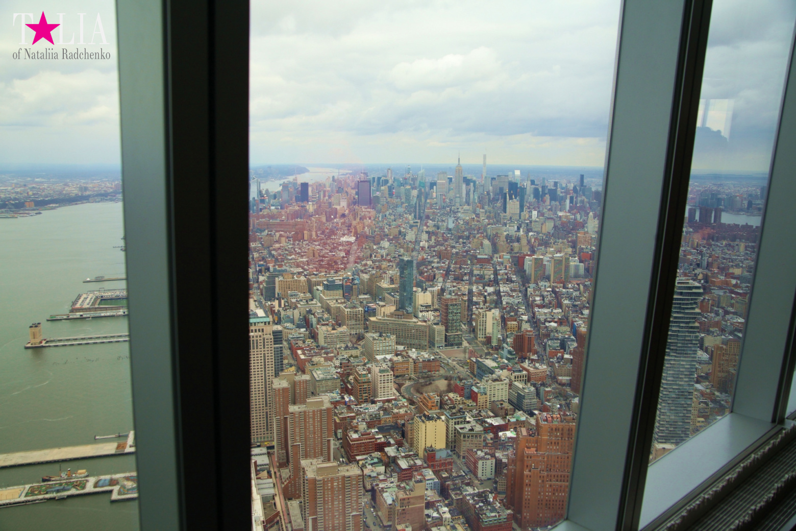 The 100th floor of the World Trade Center or One World Observatory in New York