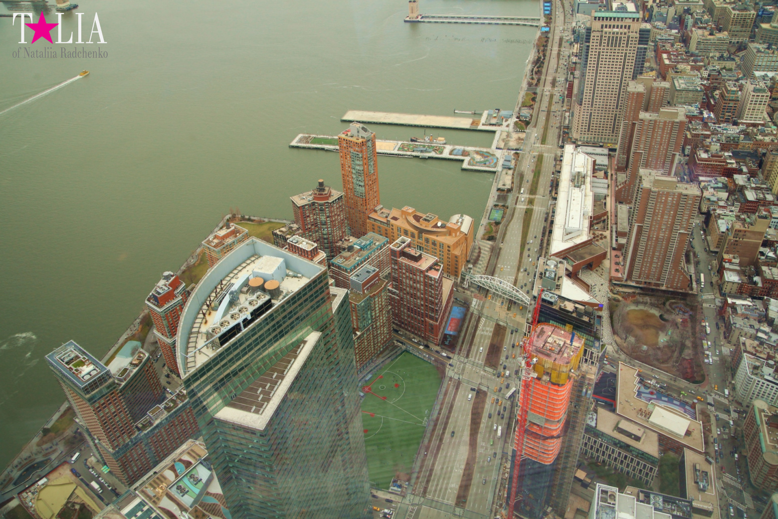 The 100th floor of the World Trade Center or One World Observatory in New York