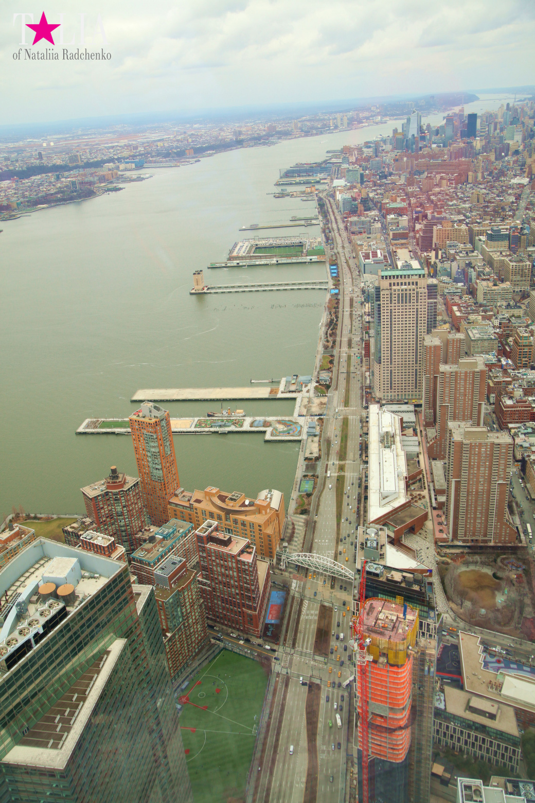 The 100th floor of the World Trade Center or One World Observatory in New York