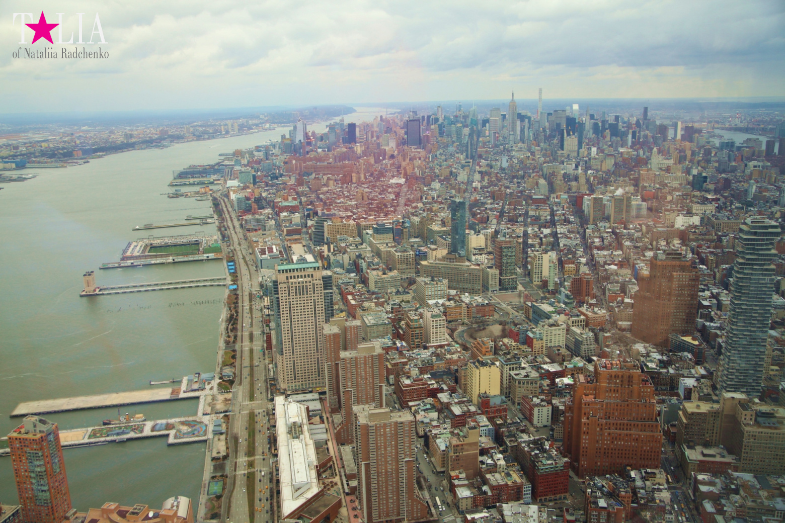 The 100th floor of the World Trade Center or One World Observatory in New York