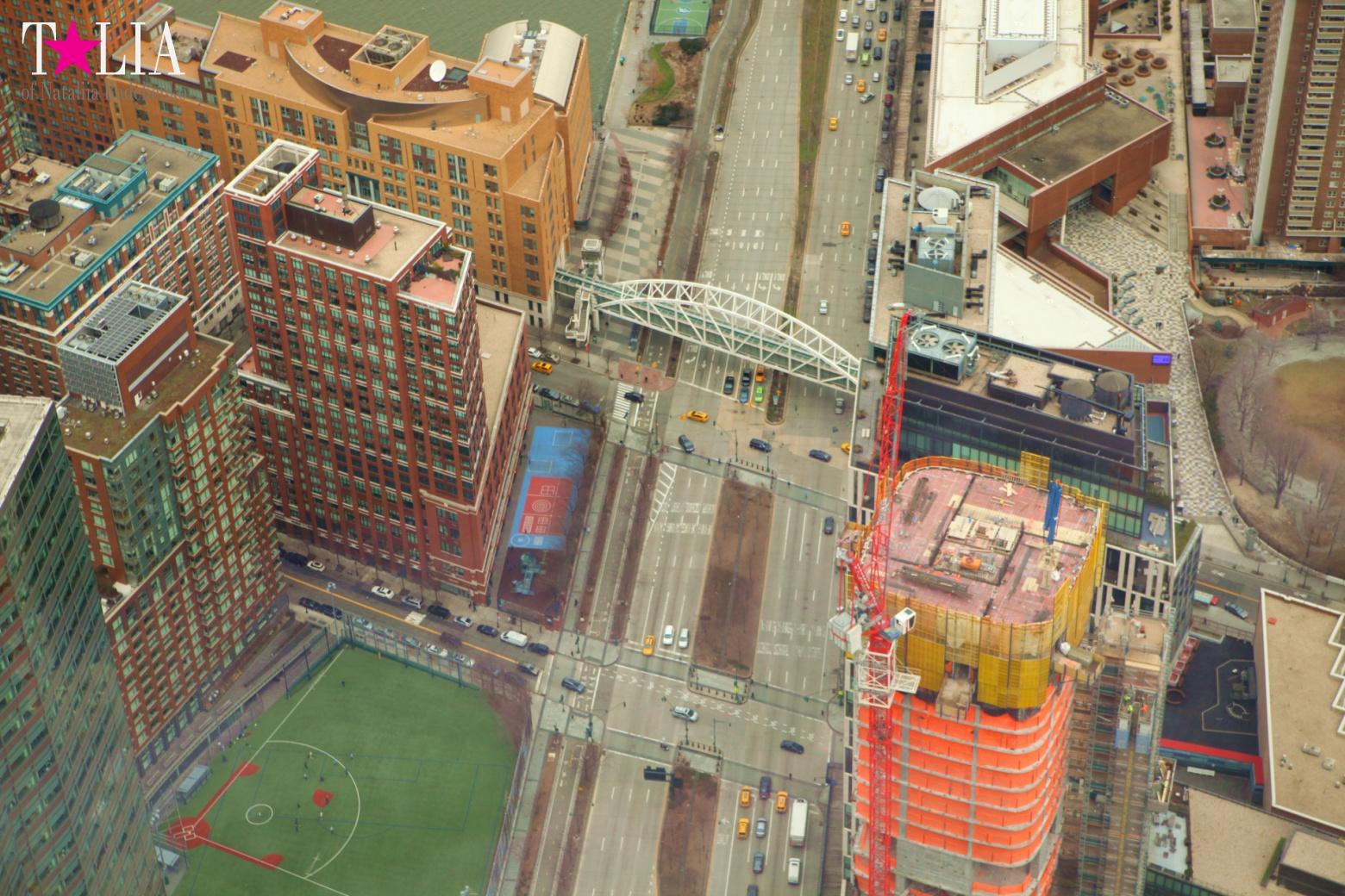 The 100th floor of the World Trade Center or One World Observatory in New York