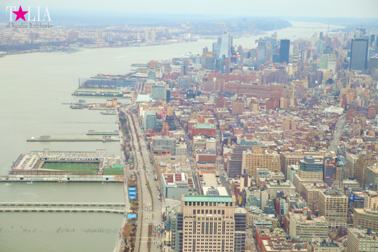 The 100th floor of the World Trade Center or One World Observatory in New York