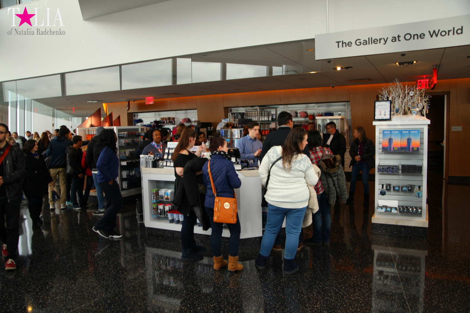 The 100th floor of the World Trade Center or One World Observatory in New York
