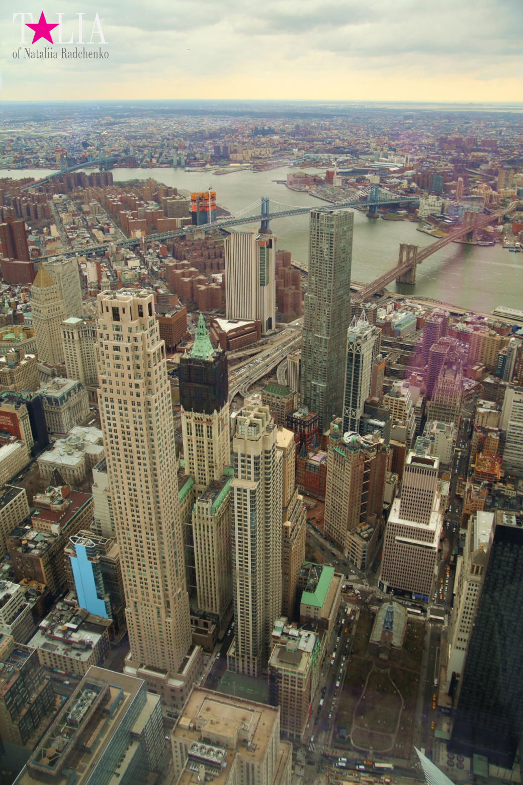 The 100th floor of the World Trade Center or One World Observatory in New York