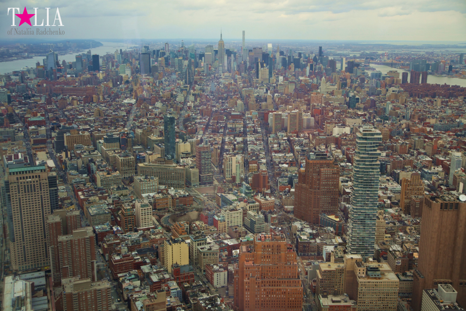 The 100th floor of the World Trade Center or One World Observatory in New York