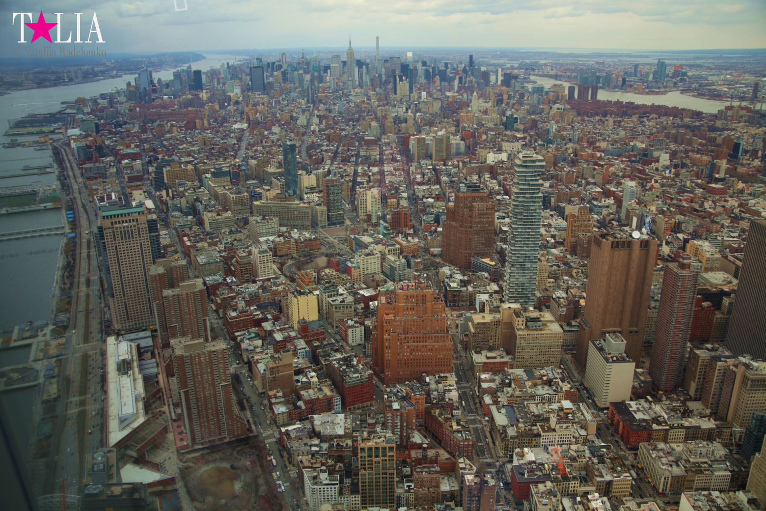 The 100th floor of the World Trade Center or One World Observatory in New York