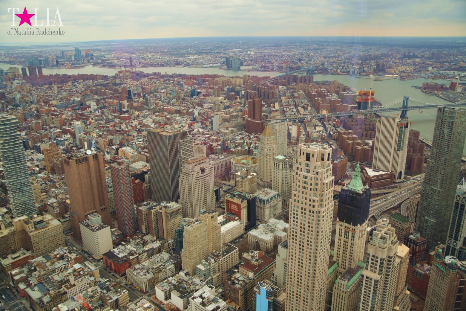 The 100th floor of the World Trade Center or One World Observatory in New York