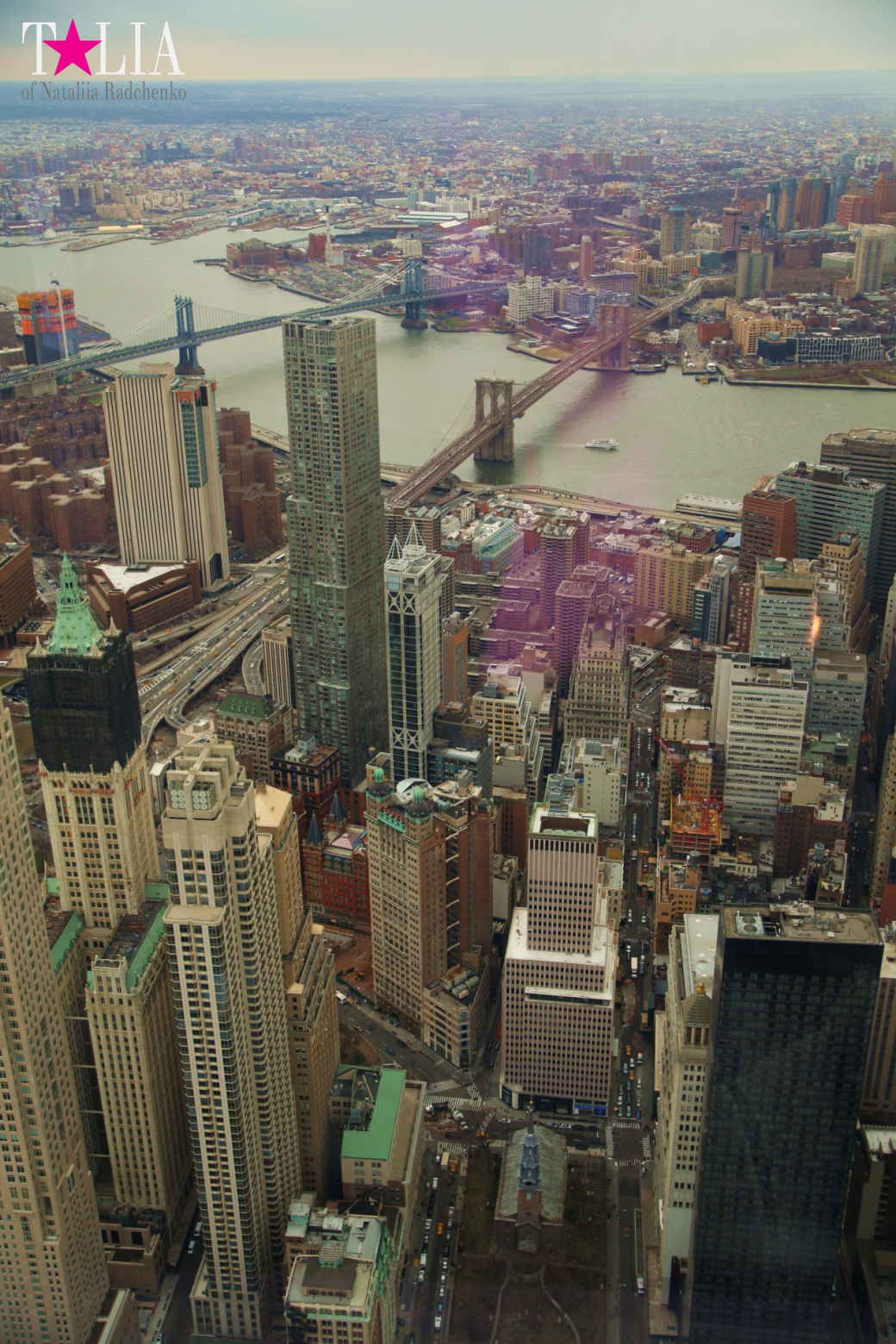 The 100th floor of the World Trade Center or One World Observatory in New York