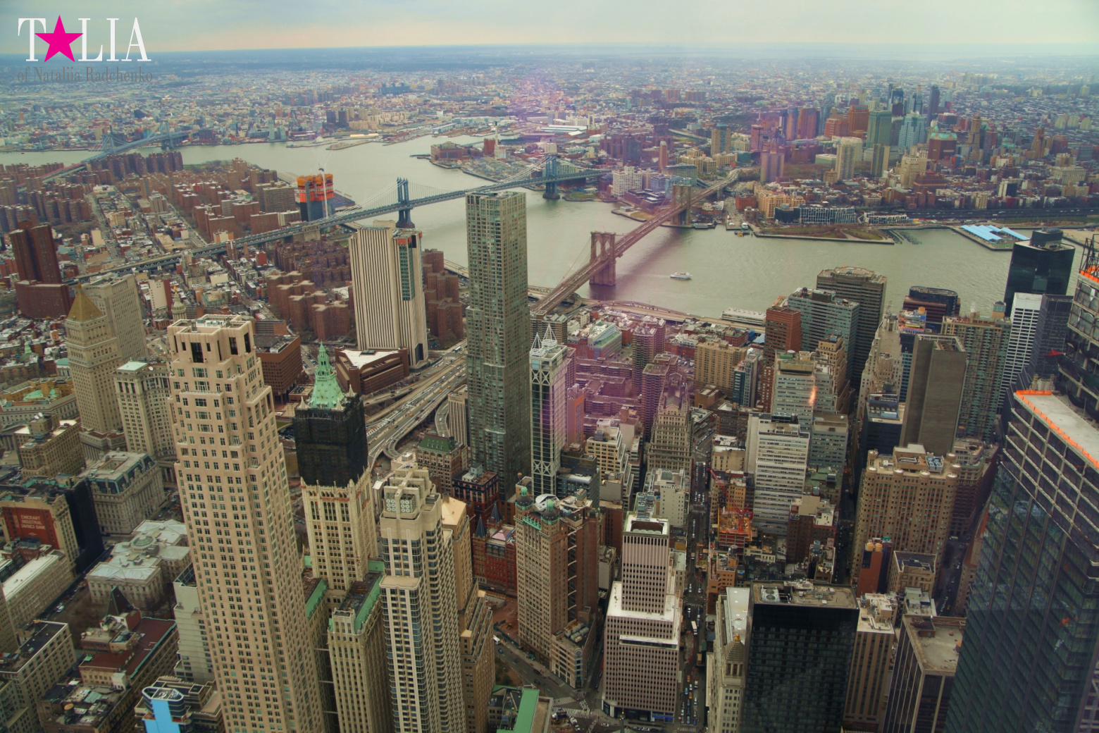 The 100th floor of the World Trade Center or One World Observatory in New York